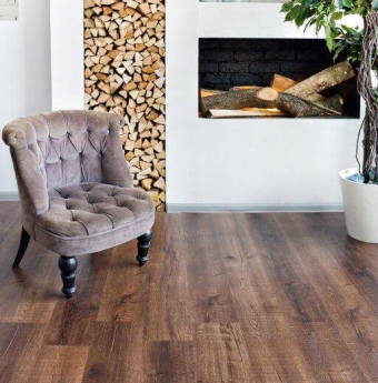 Каменно-полимерный пол Alpen Floor Real Wood ECO 2-2 Дуб Мокка
