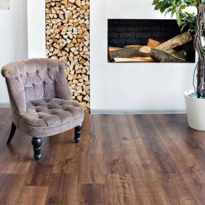 Каменно-полимерный пол Alpen Floor Real Wood ECO 2-2 Дуб Мокка