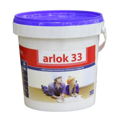 Arlok 33 7,0 кг. Клей водно-дисперсионный (впитывающие основания)