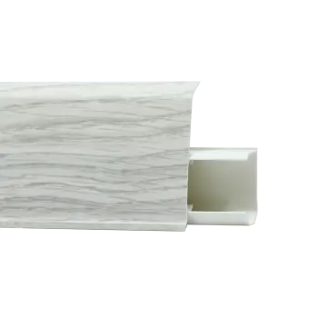 Напольный ПВХ плинтус TERA 72 мм Дуб Кватро 707