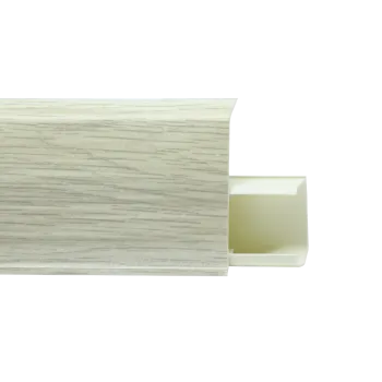 Напольный ПВХ плинтус TERA 72 мм Дуб Эден 717