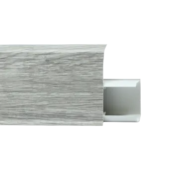 Напольный ПВХ плинтус TERA 72 мм Бронберг 744