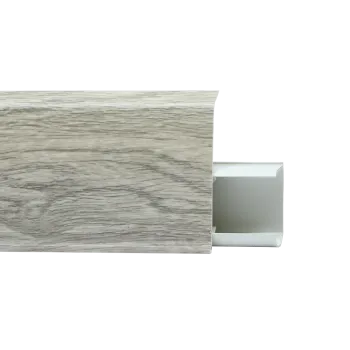 Напольный ПВХ плинтус TERA 72 мм Альба 746