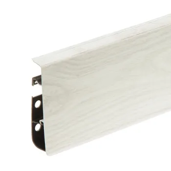 Напольный ПВХ Плинтус Cezar Hi Line Prestige М163 Дуб Аспен Матовый 75 мм