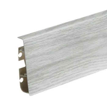 Напольный ПВХ Плинтус Cezar Hi Line Prestige М285 Платан Малибу Матовый 75 мм