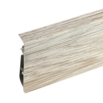 Напольный ПВХ Плинтус Cezar Hi Line Prestige М333 Дуб Бильбао Матовый 75 мм