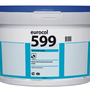 Клей Forbo Eurocol 599 Eurosafe Super 10 кг. Клей для ПВХ и ковровых покрытий, LVT